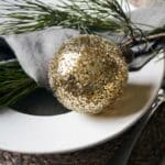 Weihnachtskugeln Chosen gold von House Doctor, 4er Set