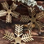 Weihnachtsschmuck Stars Lamet von House Doctor, gold, 3er Set