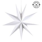 Papierstern 60 cm weiß