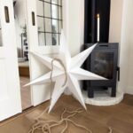 Großer Papierstern weiß 100 cm Durchmesser