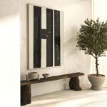 Poster HI beige von Huisjevansanne