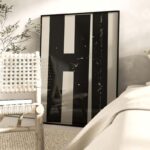 Poster HI beige von Huisjevansanne