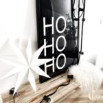 Poster Ho Ho Ho schwarz
