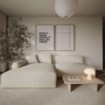 Poster beige mit schwarzem Text, Größe 70x50 cm