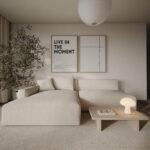 Poster beige mit schwarzem Text, Größe 70x50 cm