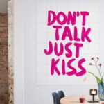 IXXI Wandbild "Don't talk just kiss" 80x100 cm