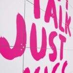 IXXI Wandbild "Don't talk just kiss" 80x100 cm