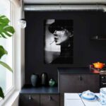 IXXI Wandbild "lady in black" 80x120 cm schwarz, weiß