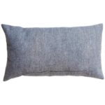 Kissen grau 62x35 cm