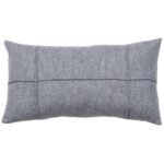 Kissen grau 62x35 cm