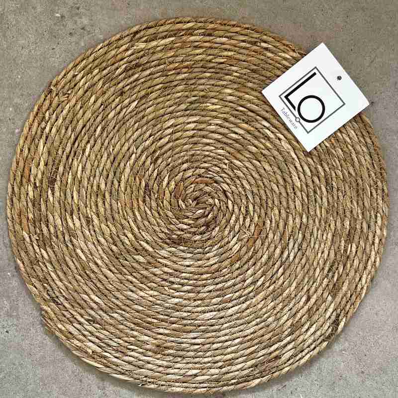 Platzset für Tisch aus Seegras, 2er Set