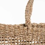 Shopper aus Seegras, Tasche mit Henkel, im 2er Set