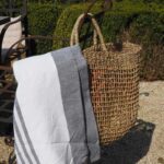Shopper aus Seegras, Tasche mit Henkel, im 2er Set