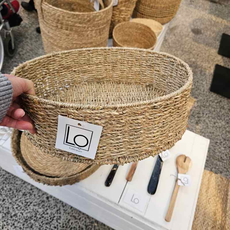 Tablett aus Seegras mit Durchmesser 40 cm
