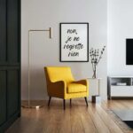Poster schwarz weiß mit Aufdruck non, je ne regrette rien in 70x50 cm