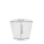 Kunststoff-Einsatz für Pflanzgefäße, Durchmesser 25 cm, Höhe 15 cm