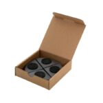 Blumentopffüsse von Pottery Pots, schwarz, 4er Set