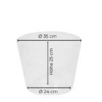 Kunststoff-Einsatz für Pflanzgefäße, Durchmesser 35 cm, Höhe 25 cm