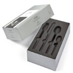 schwarzes Besteck Pure von Serax 24-teilig