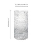 Glasvase Ramvik transparent von Storefactory, Höhe 25 cm, Durchmesser 12 cm