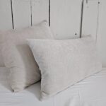 Kissen Cord sand 58x36 cm handgefertigt mit Innenkissen