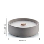 Betonfeuer Suma von Beske, Höhe 6,5 cm, Durchmesser 19 cm