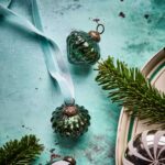 Weihnachtsanhänger Hang grün, 4er Set von House Doctor