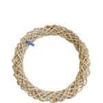 Rattan-Kranz in drei Größen, aus Kubu Grey Rattan, zum Aufhängen
