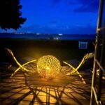 A2 Living Rattan Kugel in drei Größen aus Kubu Grey Rattan