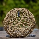 A2 Living Rattan Kugel in drei Größen aus Kubu Grey Rattan