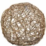A2 Living Rattan Kugel in drei Größen aus Kubu Grey Rattan