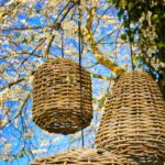 A2 Lilving Lampenschirm Cylinder aus Kubu Grey Rattan