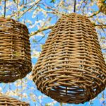 A2 Living Lamepnschirm Pear aus KUBU Grey Rattan