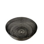 Drahtkorb schwarz, Metall, Höhe 10 cm, Durchmesser 26 cm, zur Aufbewahrung
