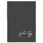 Geschirrtuch mit Spruch "geiler Tyo" 100% Baumwolle, 70x50 cm von 17;30 Hamburg