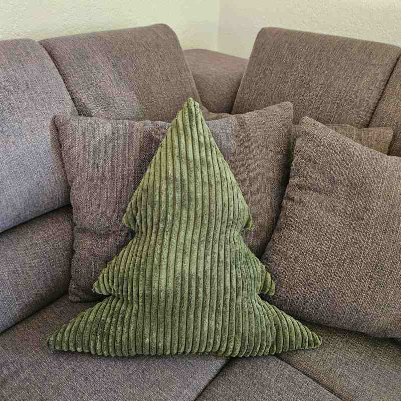 Cordkissen Tanne, grün