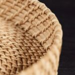 Rundes Tablett von House Doctor, Durchmesser 40 cm, Höhe 6 cm, Rattan