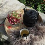 Rundes Tablett von House Doctor, Durchmesser 40 cm, Höhe 6 cm, Rattan