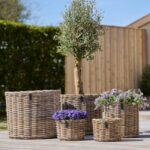 Kubu Rattan-Körbe rund in 4 Größen von A2 Living, für Indoor und Outdoor