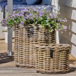 Kubu Rattan-Körbe rund in 4 Größen von A2 Living, für Indoor und Outdoor