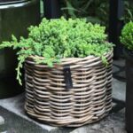 Kubu Rattan-Körbe rund in 3 Größen von A2 Living, für Indoor und Outdoor