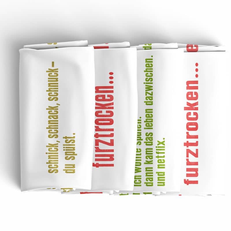 3 Geschirrtücher von MONEmente