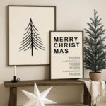 Poster "Merry Christmas" in 2 Größen