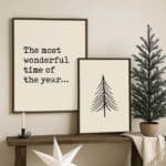Poster "The most wonderful time in the year" in 2 Größen