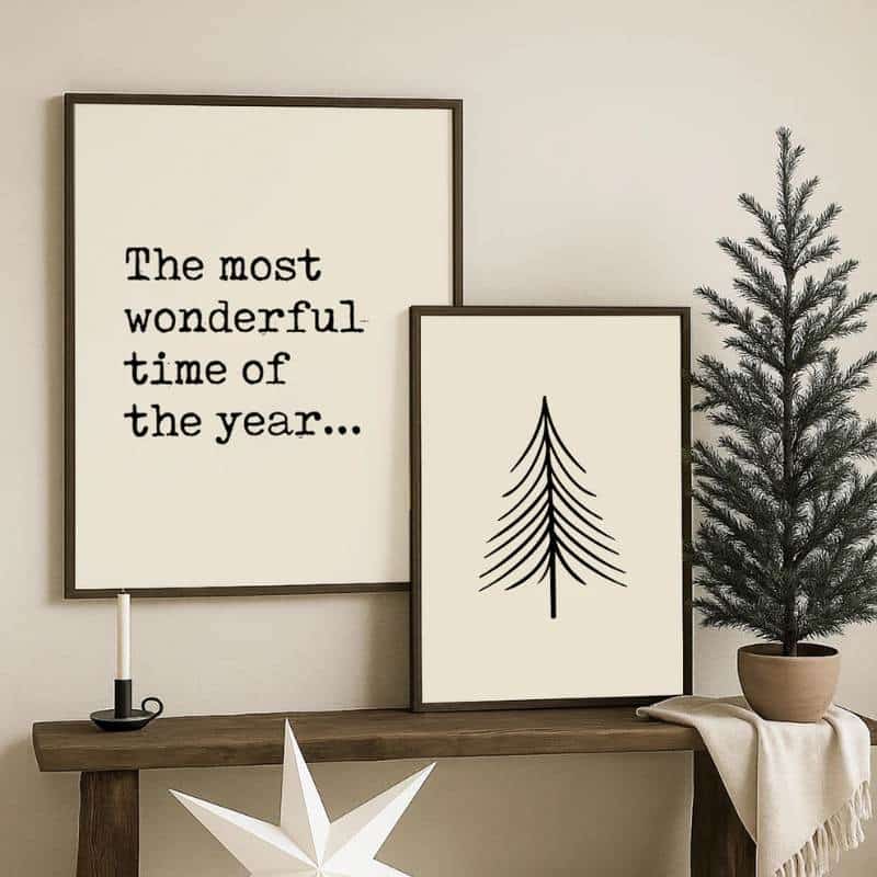 Poster "The most wonderful time in the year" in 2 Größen