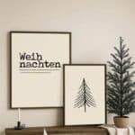 Poster "Weihnachten ist ein Gefühl" in 2 Größen