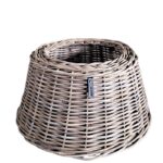 A2 Living Abdeckung für Christbaumständer, Kubu Rattan, Höhe 30 cm, Durchmesser 45-60