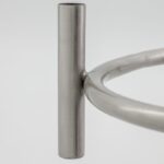 Kerzenhalter Maxi rund von House Doctor. Eisen, silber, Durchmesser 30 cm, Höhe 12 cm