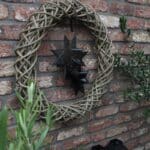 Stern schwarz in vier Grössen, für drinnen und draußen