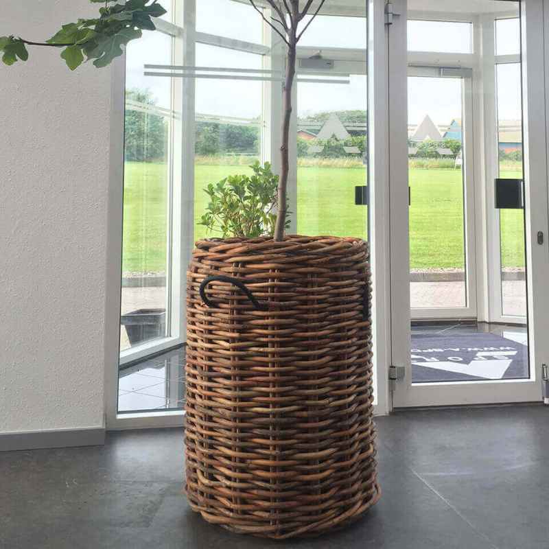 A2 Living Rattan Korb Mega rund